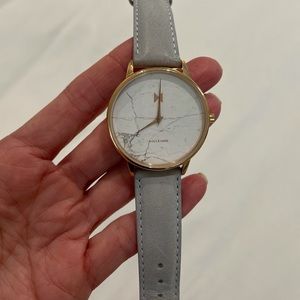 MVMT watch rose gold, grey band